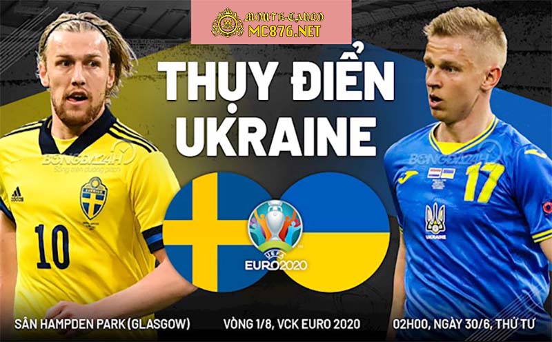Soi kèo Thụy Điển vs Ukraine 02h00 ngày 30/6 | Euro 2021 | Vòng 1/16