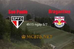 Dự đoán soi kèo Sao Paulo vs Bragantino 4h15 ngày 5/7 | Giải VĐQG Brazil
